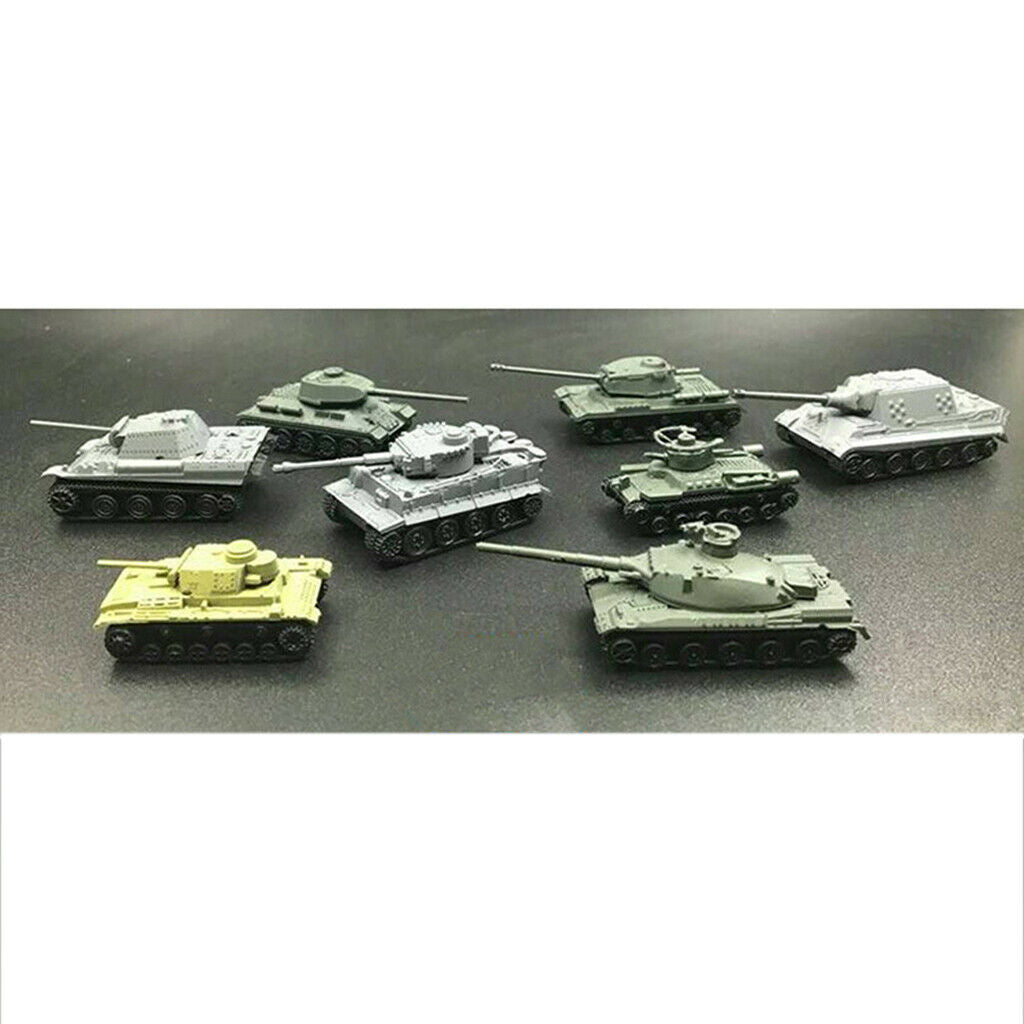 DIY 4D Modern Tank 1/144 Heavy Tank for Sand Table
