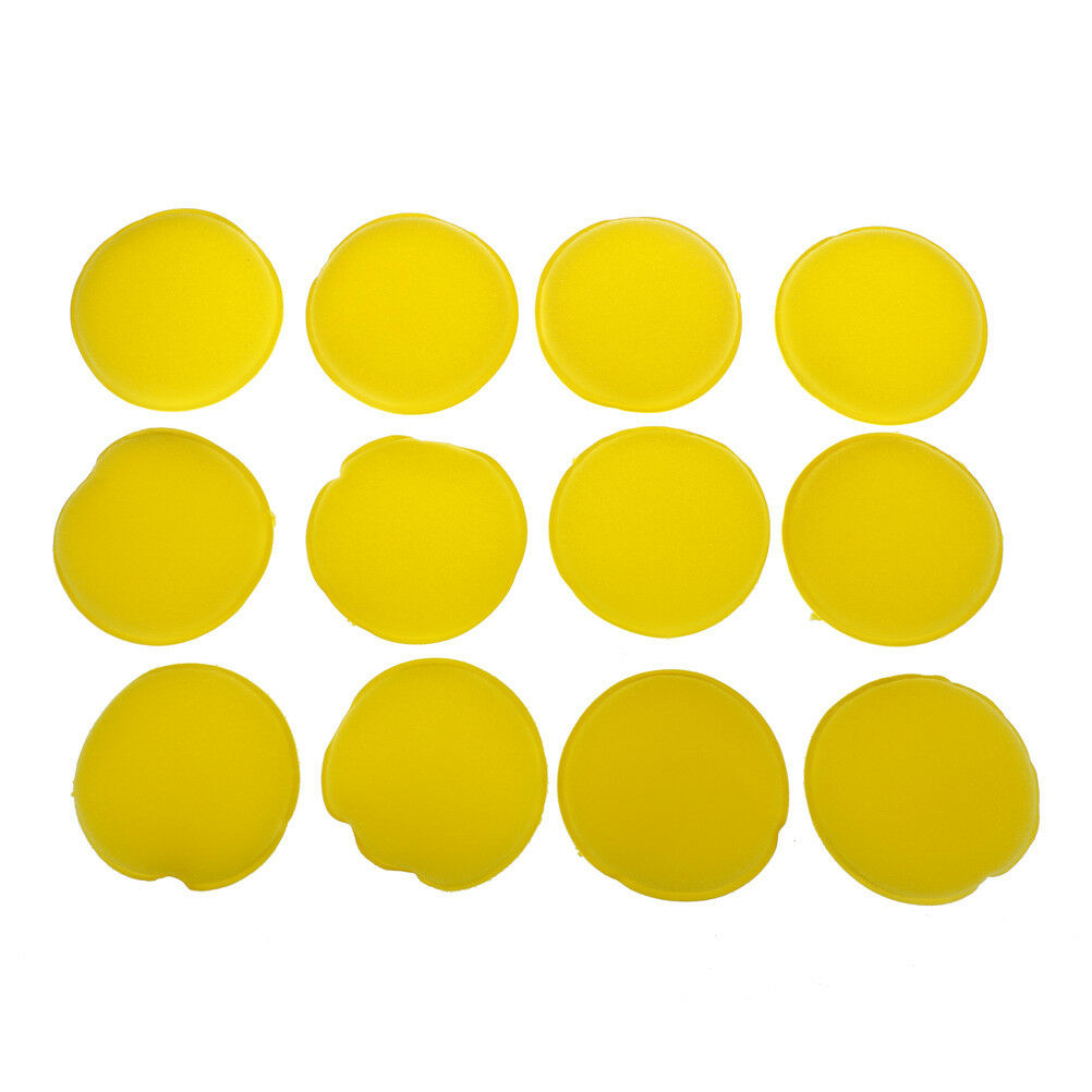 12pcs Waxing Polish Wax Foam Sponge Applicator Pad Cleaning Car Vehicle Glass Ad