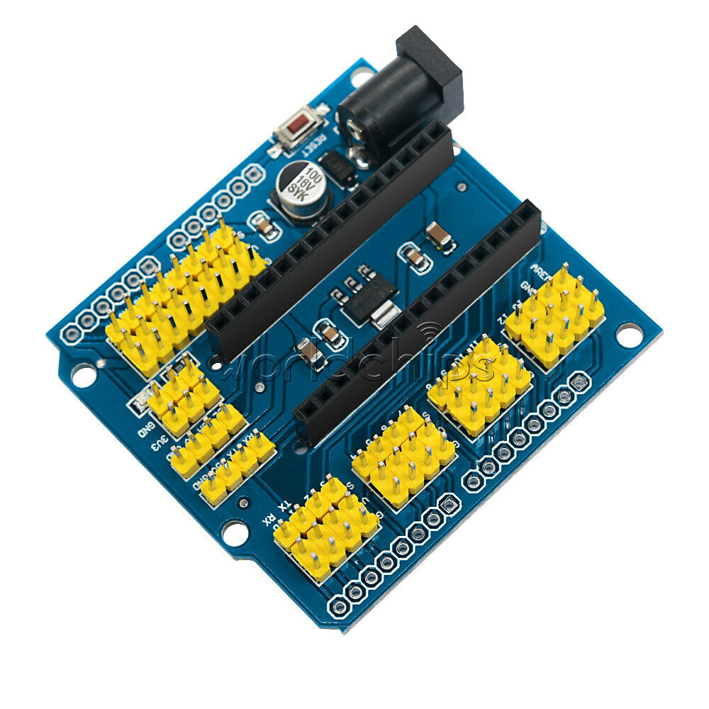 10PCS Nano I/O Expansion Shield Pinboard Module For Arduino UNO R3 Nano V3.0