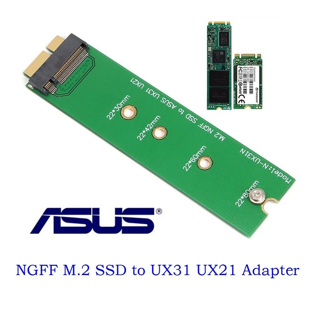 M.2 NGFF SSD To 18 Pin Adapter Card SSD For Asus UX21 UX31 Zenbook 128G 256G SSD