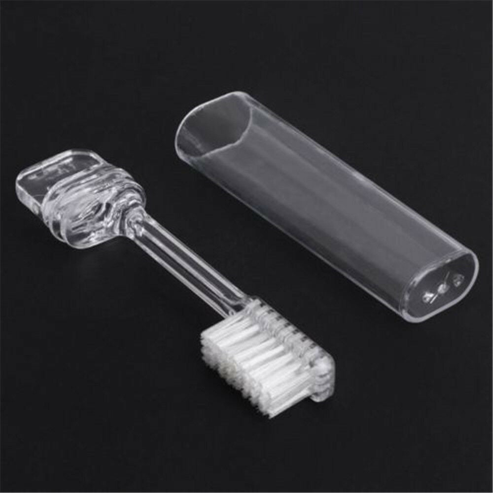 Folding Portable Outdoor Travel Camping Toothbrush Foldable Tooth Brush Plastic~