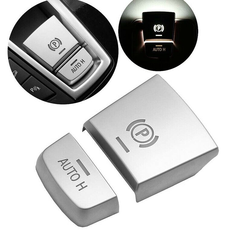 ABS Chrome Electronic Hand Brake P Button Decoration Cover for  F10 F07 F01 X3A1