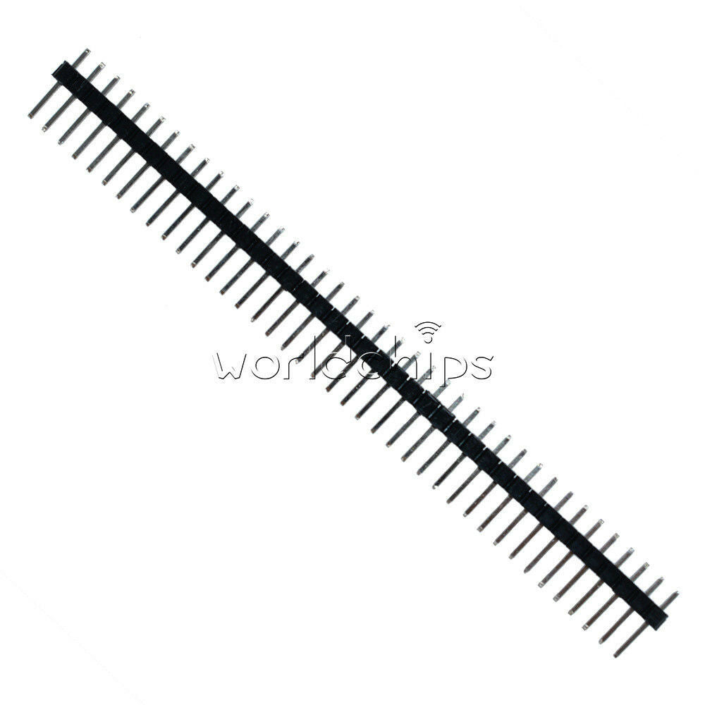 100Pcs 40Pin 2.54mm Single Row Straight Male Pin Header Strip For PBC Ardunio