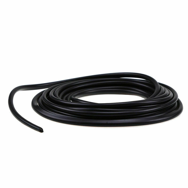 Car Door Edge Lip Strip Guard Protector Moulding Trim Anti Dent Scratch Black 5M