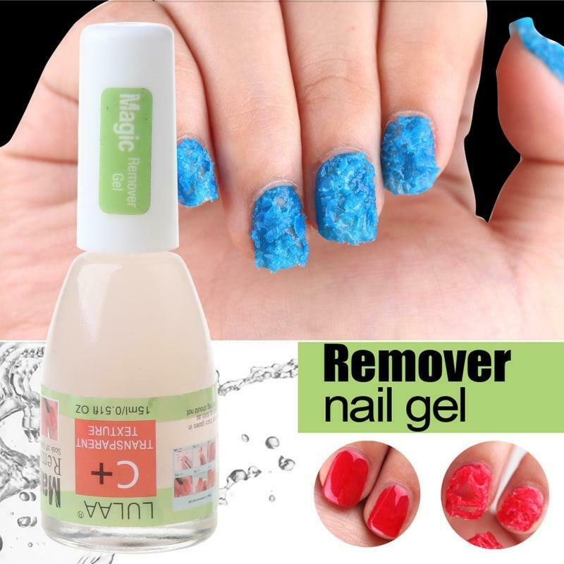 15ml Nail Polish Remover UV Gel Soak Off Removal Manicure Cleaner Tool