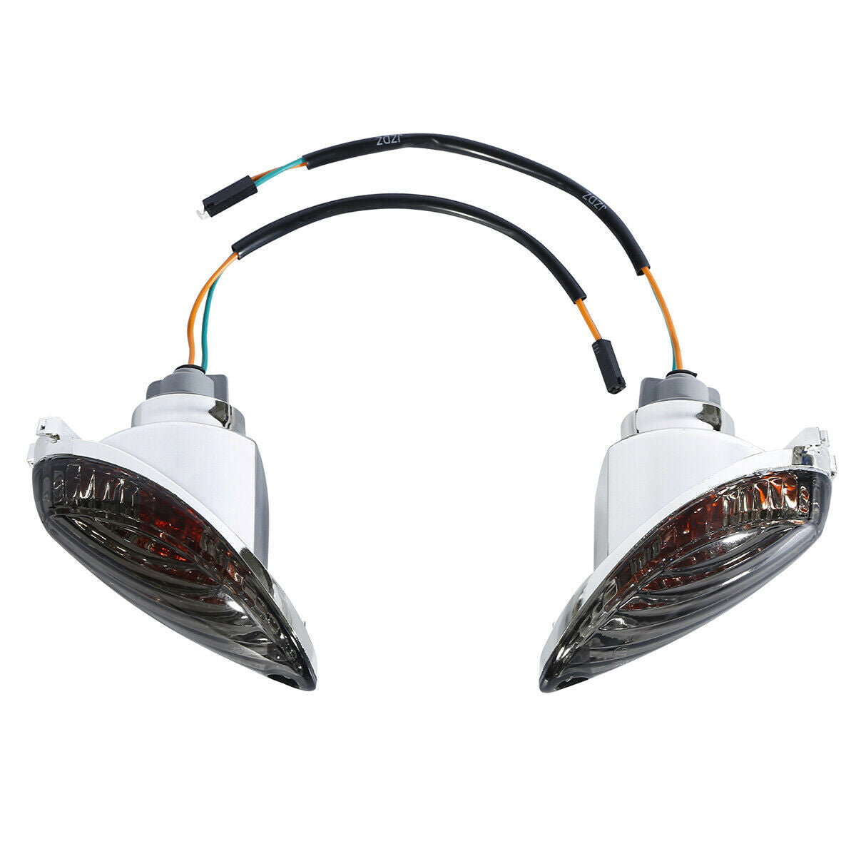 Smoke Lens Turn Signal Indicatiors Light Fit For Suzuki Hayabusa GSXR1300 08-16