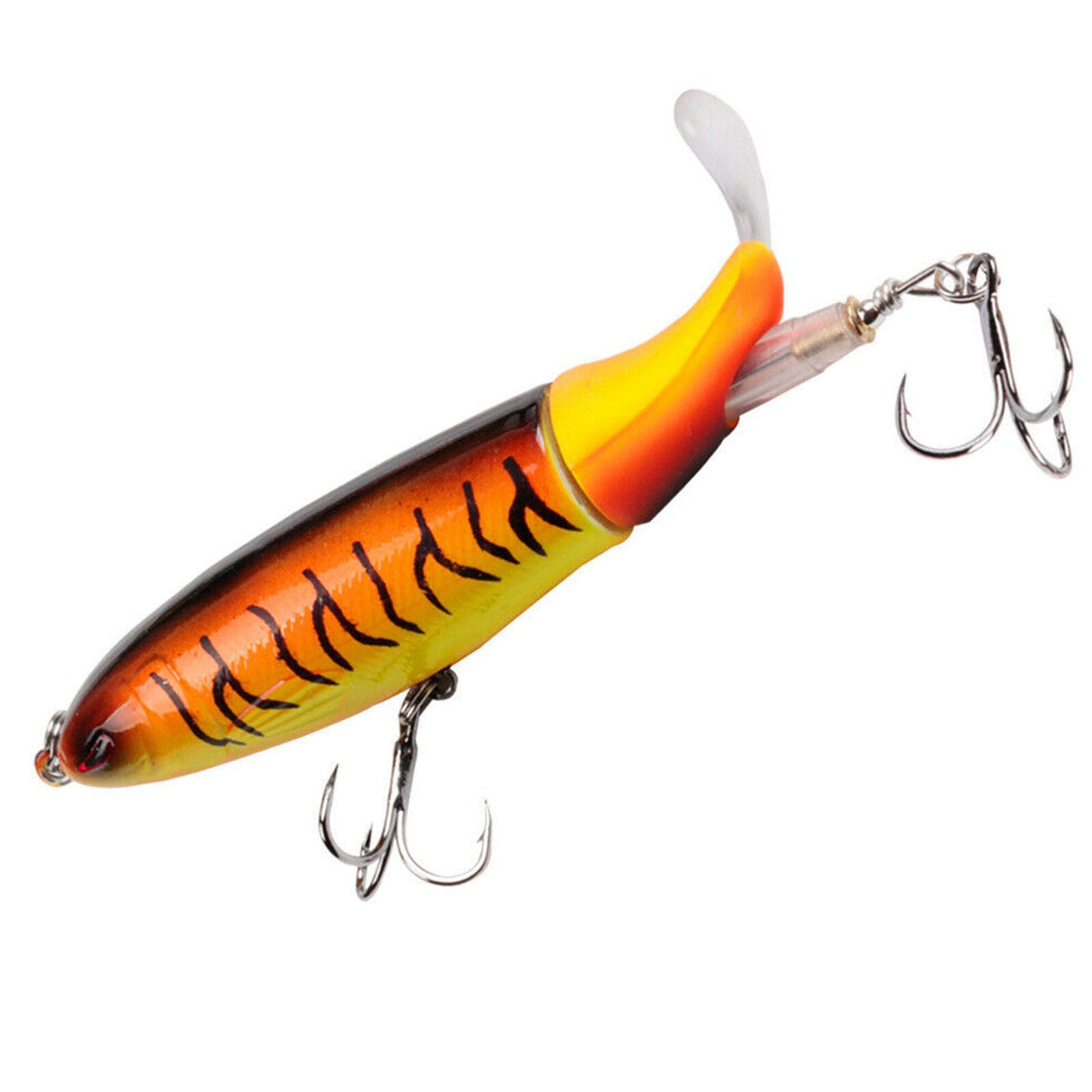 Whopper Plopper Fishing Lures Top water Floating Rotating Tail Surface Crankbait