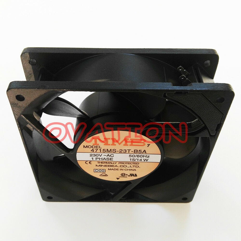For NMB 4715MS-23T-B5A Cooling fan 230Vac 50/60Hz ,15/14W ,1 PHASE