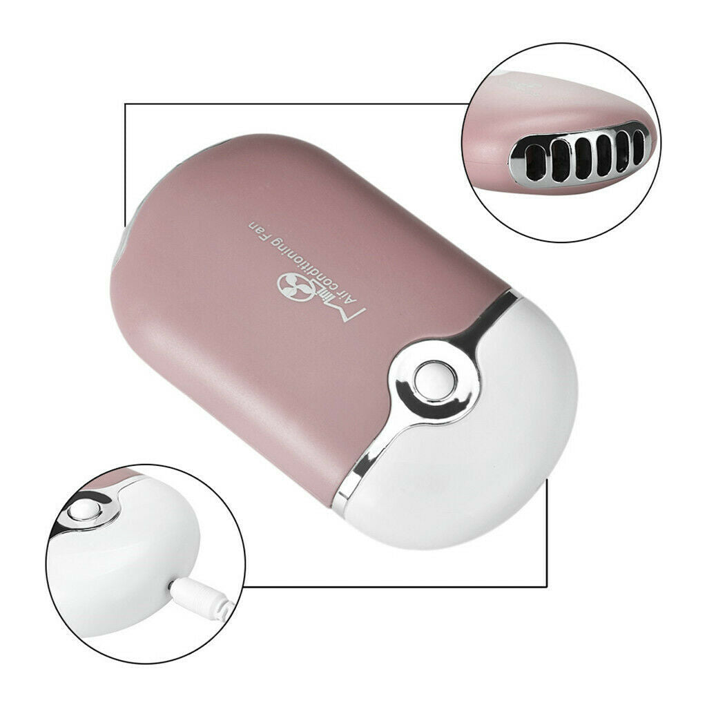 Travel USB Fan Air Conditioning Blower Dryer for Eyelash Extension Grafting