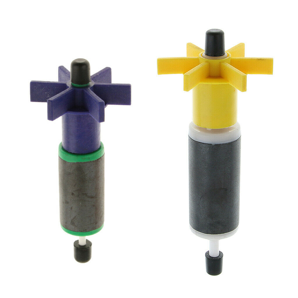 2Pcs/Set Durable Impeller Rotor HW Filter Canister Shaft Spare Rotor Parts