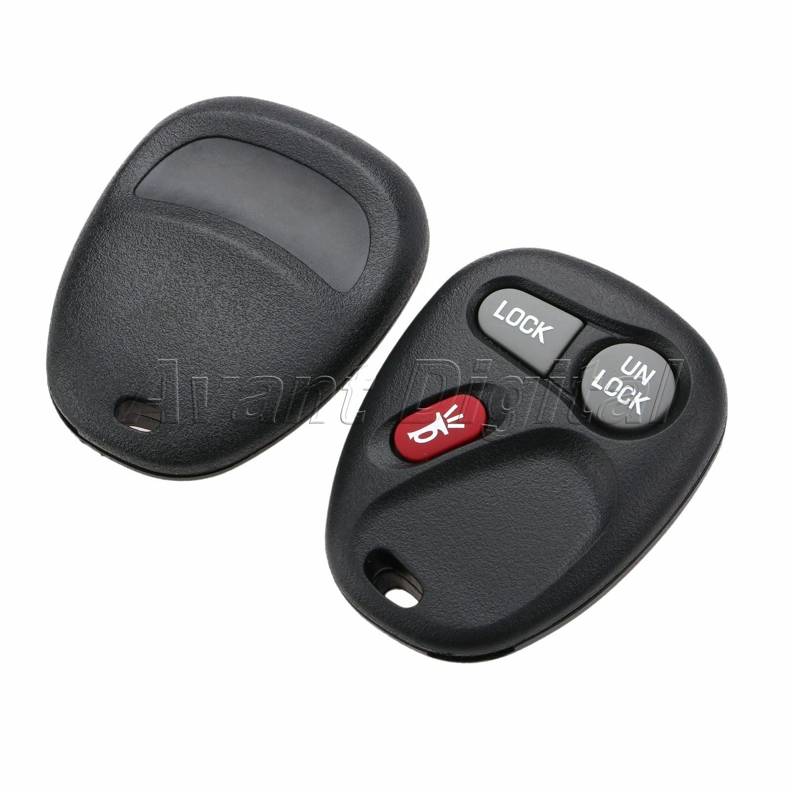 2Pcs Remote Key KOBUT1BT 315MHz 3 Buttons Fit For 1999 2000 2001 GMC Suburban
