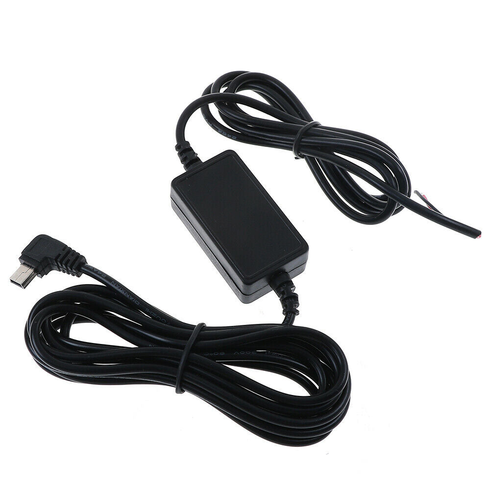Car dash camera cam hard wire kit mini USB for car camcorder DVR 12V/24V to 5 IA