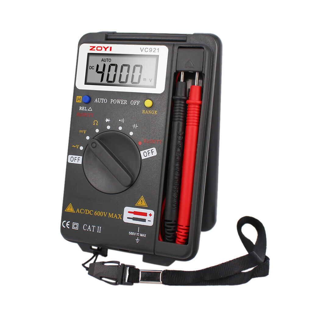 Digital Multimeters Capacitance Resistance Current Meter 4000 Counts Tester