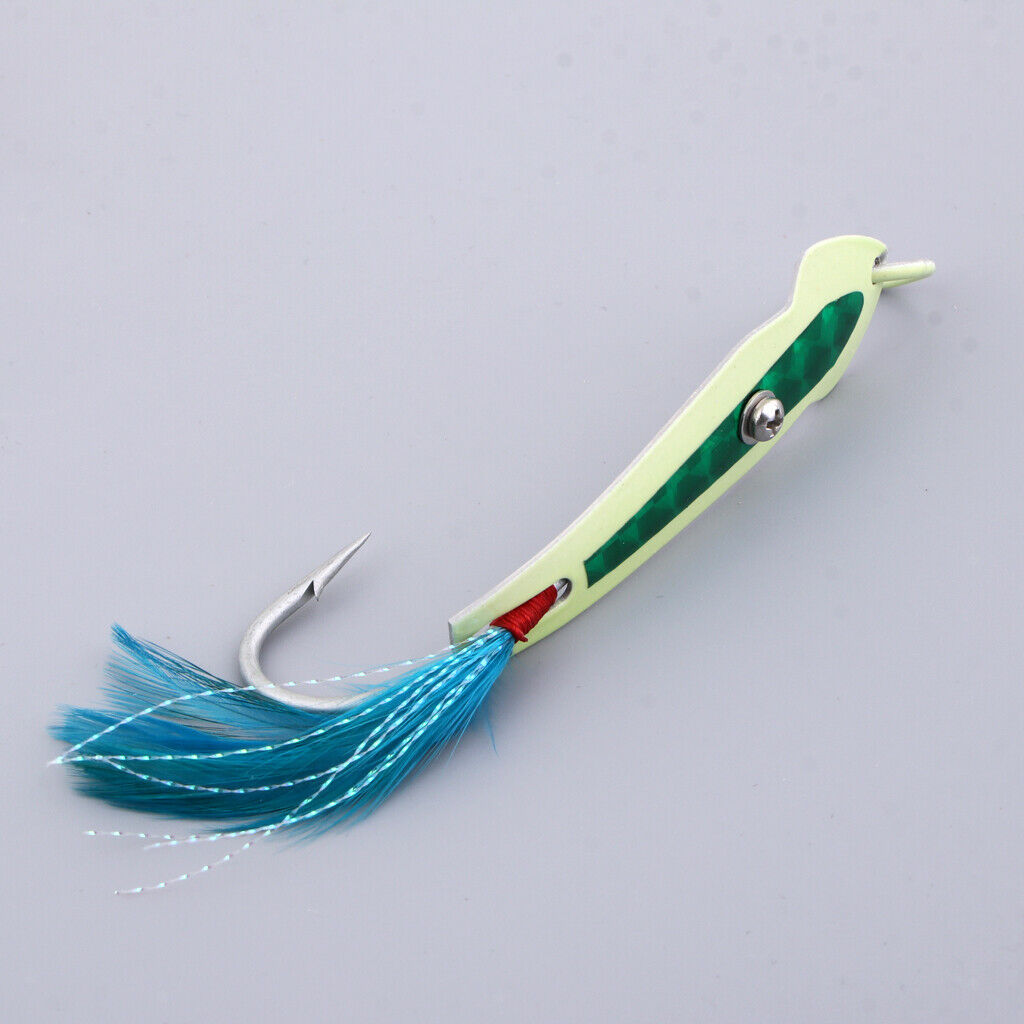 Mackerel Feathers Baits Lures Sea Fishing Rigs Tackle Saltwater Fishing