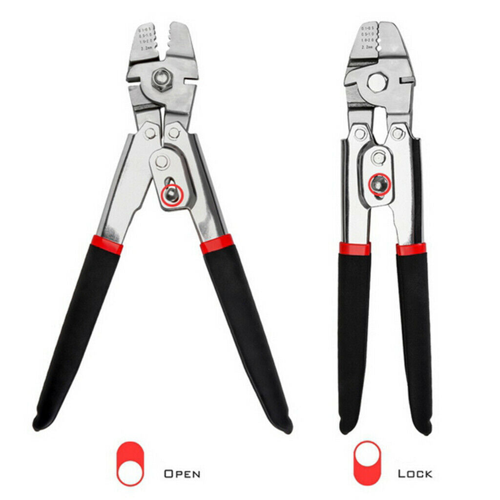 Portable Fishing Plier Stainless Steel Tools Cable Clamp Crimping Pliers