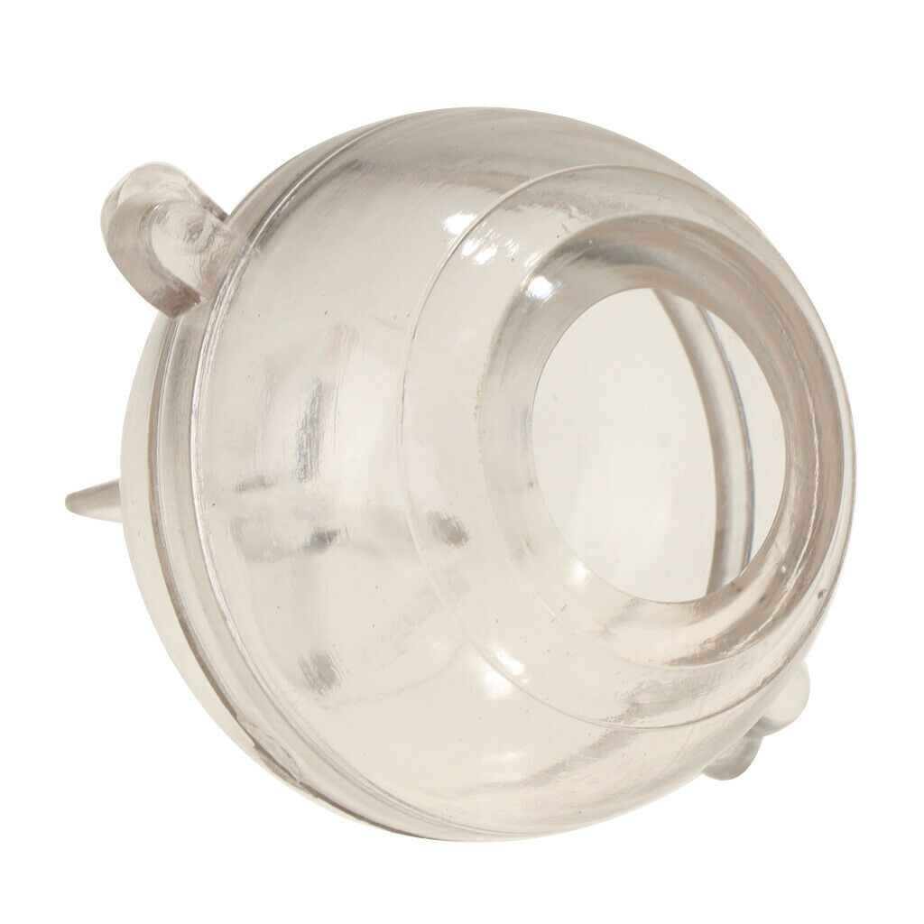 2 Pieces Plastic Candle Molds Ball Moulds - 3.94inch, 4.72inch (Transparent)