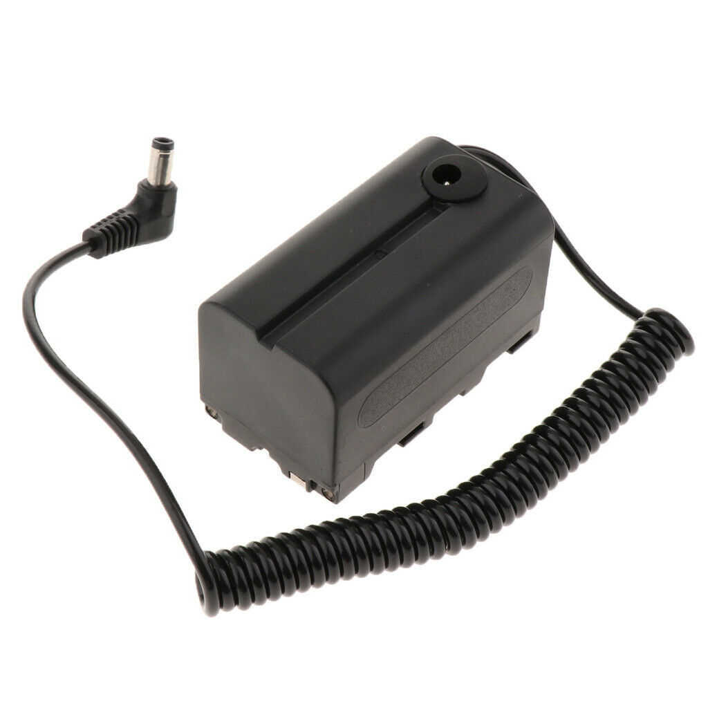 NP-F750 F970 F550 Dummy Battery DC Coupler for Camcorder YONGNUO LED Lights