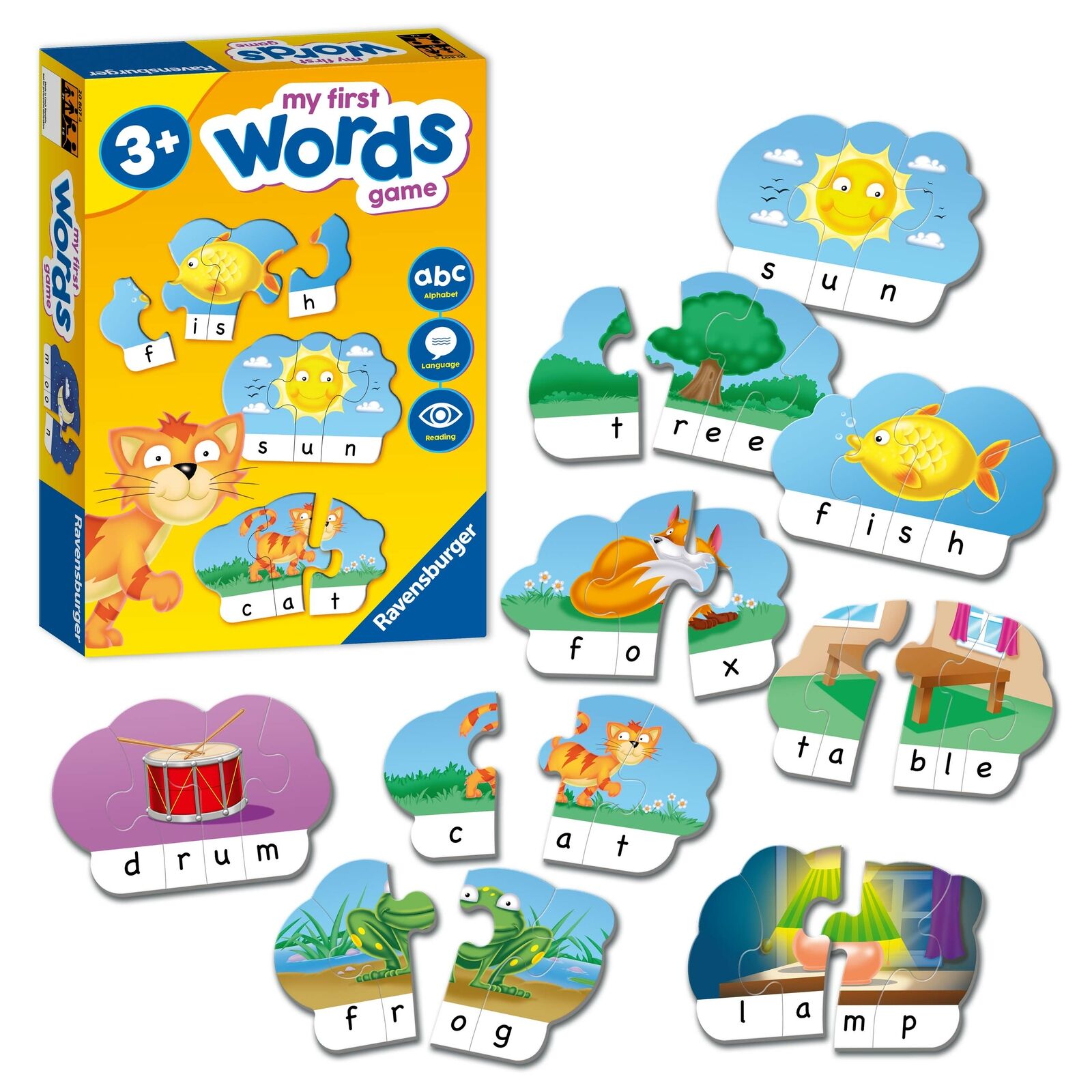 20807 Ravensburger My First Word Card Match Game Children Toddler Age 3 Years+
