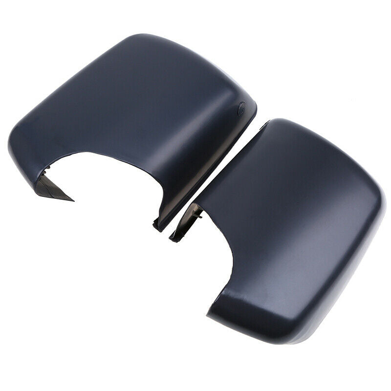 For BMW E53 X5 2000-2006 2x Wing Mirror Cover Cap + 2x Ring Trim Primer  Set