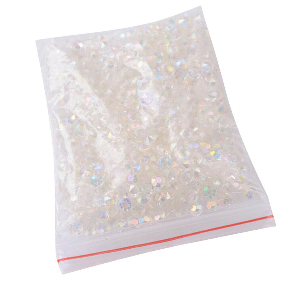 20000Pack Clear Crystals Gems Party Table Decor DIY Nail Phone Case Crafts