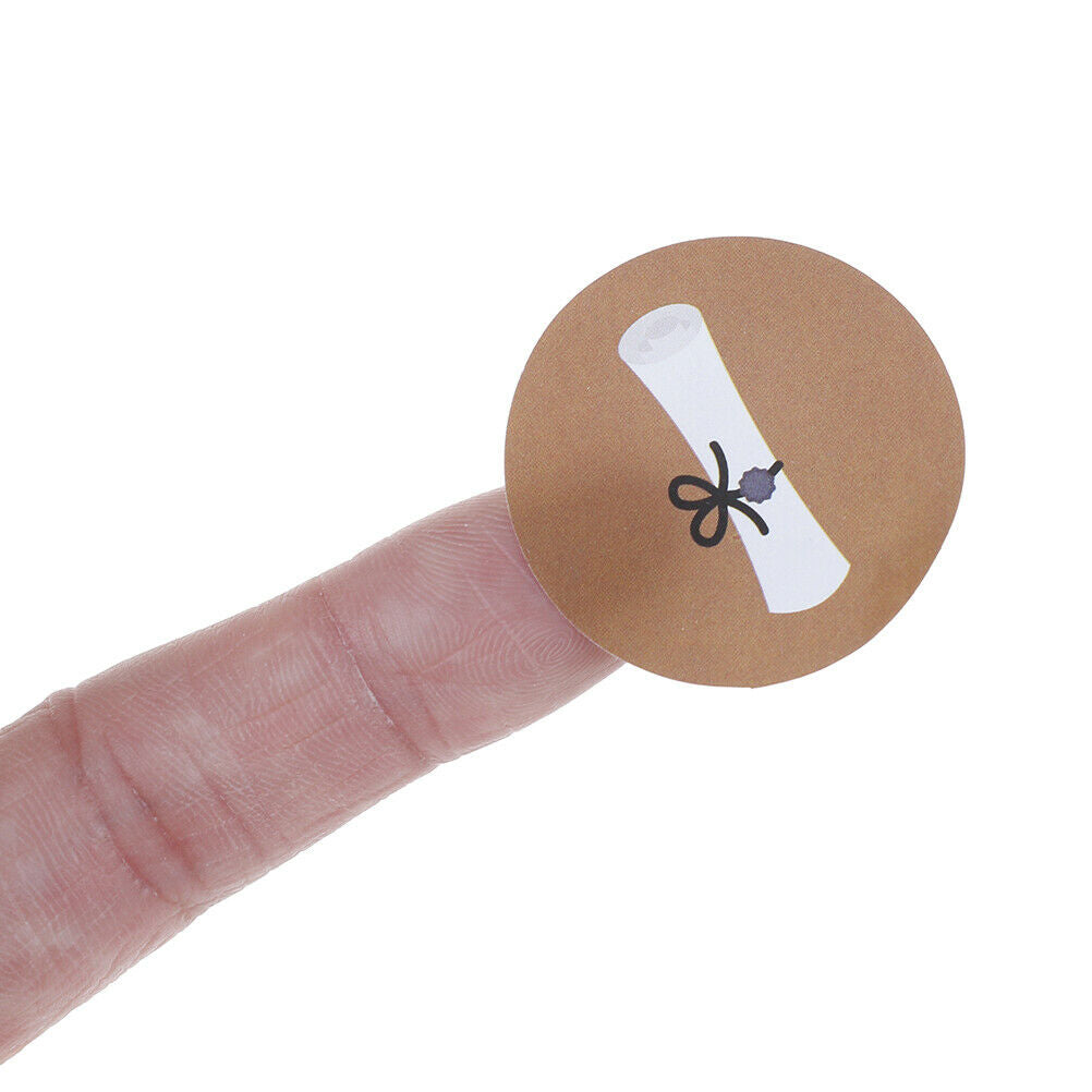 60pcs Graduation Sealing Stickers Paper Labels for DIY Gifts Packaging De.l8