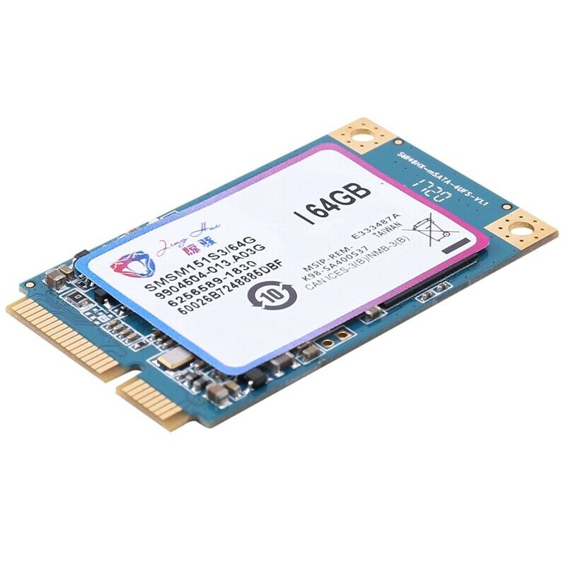 JingHai 64G SSD 1.8-Inch MSATA Built-In Solid State Drive, Suitable for DesktoG8