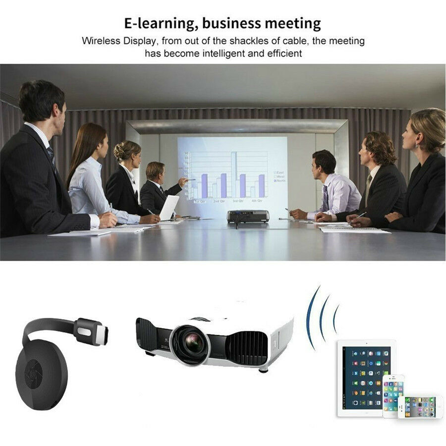 1080P Wireless Display Adapter Receiver WiFi  Connection Dongle Screen Share