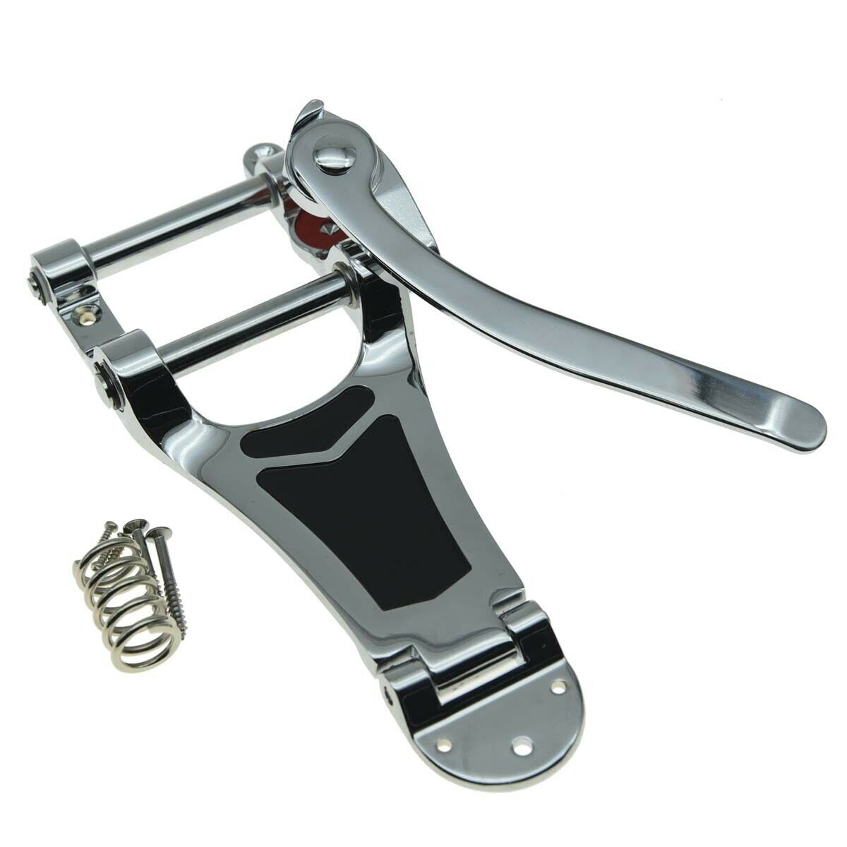 Chrome Vibrato Tremolo Bridge Tailpiece for Arch Top Electric Jazz Guitar
