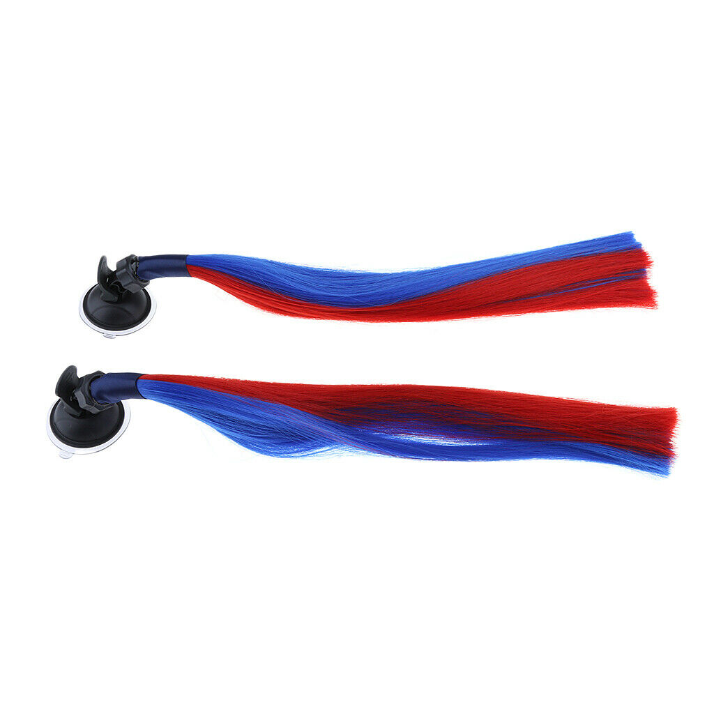 Ladies Girl's Pigtails Ponytails for Motorcycle Skate Snow Bike Helmet 2