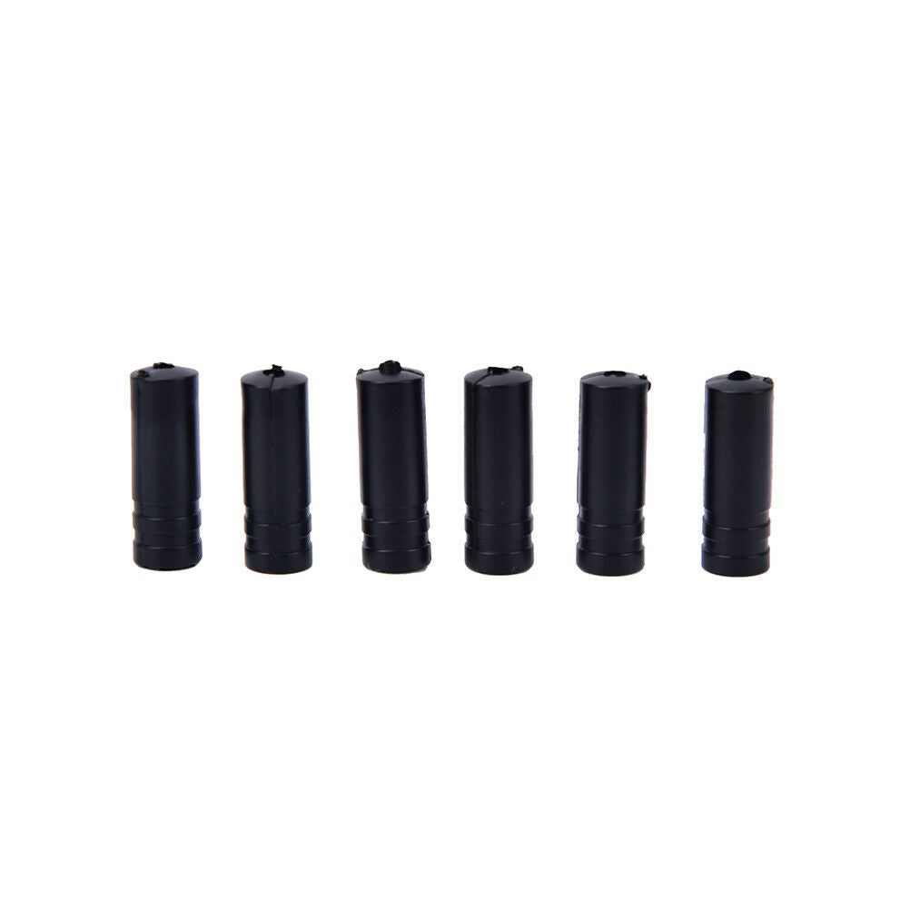 100x 4mm Bike Bicycle Cycling Brake Cable Crimps Housing Plastic End Tips Cap Lt