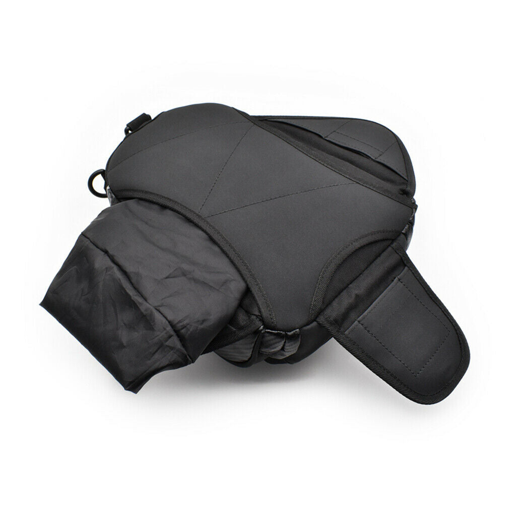 1Pcs Universal Detachable Motorcycle Fuel Tank Bag Large Capacity Black