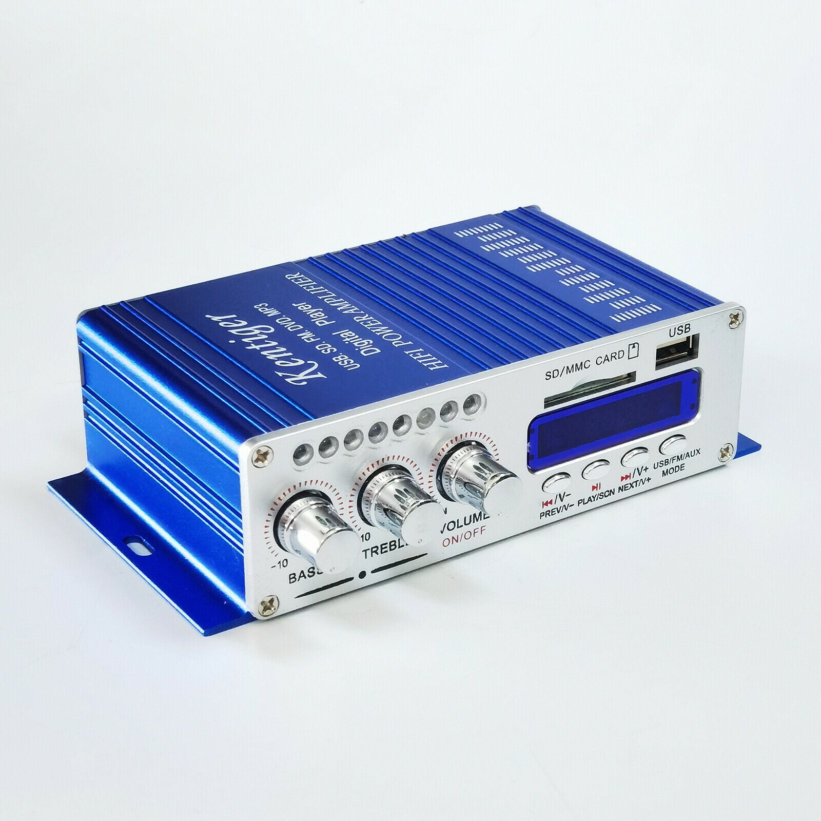 Car Hi-Fi Stereo Amplifier 200W 2CH Booster FM Radio SD Card MP3 USB