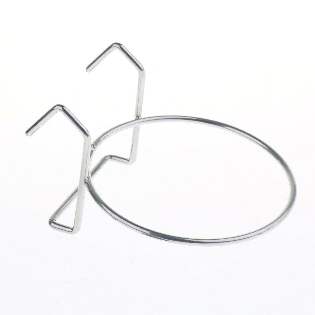 2Pcs Bird Parrot Stainless Steel Cup Feeding Accessories in Cage Bowl