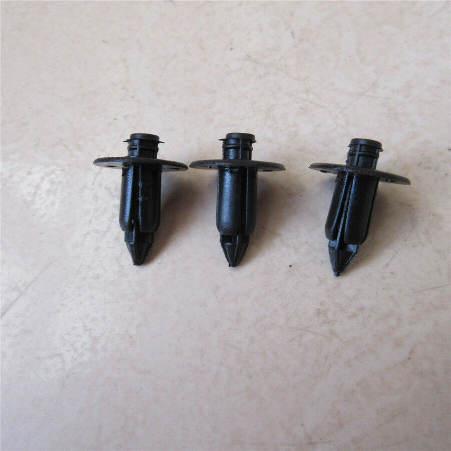 100Pcs Car Door Bumper Leaf Plate Fender Trunk Screw Rivets Clips Auto Fasteners