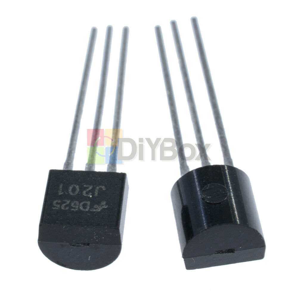 50pcs J201 JFET N-Channel Transistor 40V 50mA TO-92