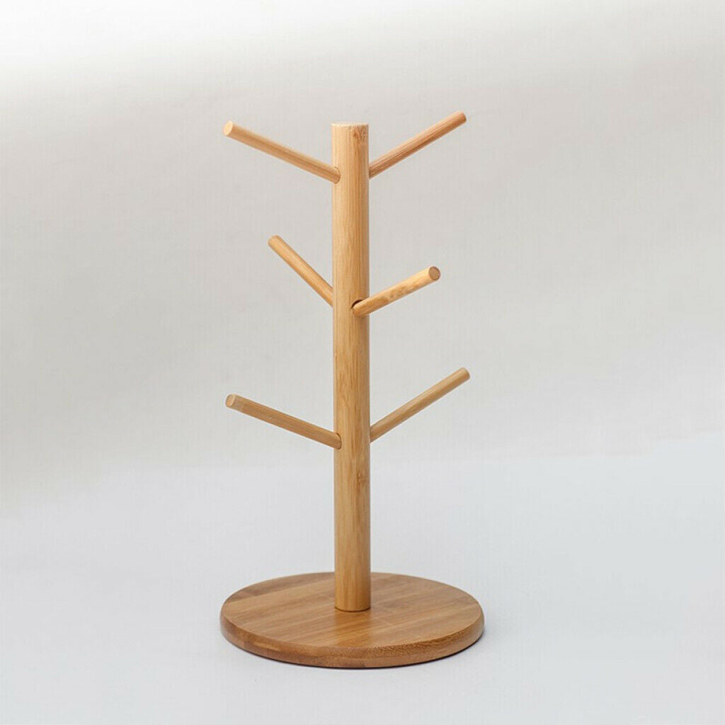 Storage Rack Wooden Creative Tree Branch Cups Holder for Teacups Coffee Cups