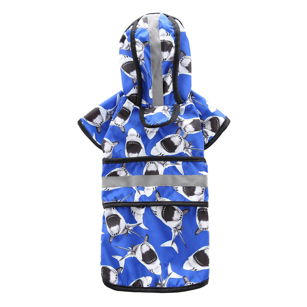 Pet Raincoat Outdoor Climbing Clothes For Small Pet Dog Puppy Blue-S