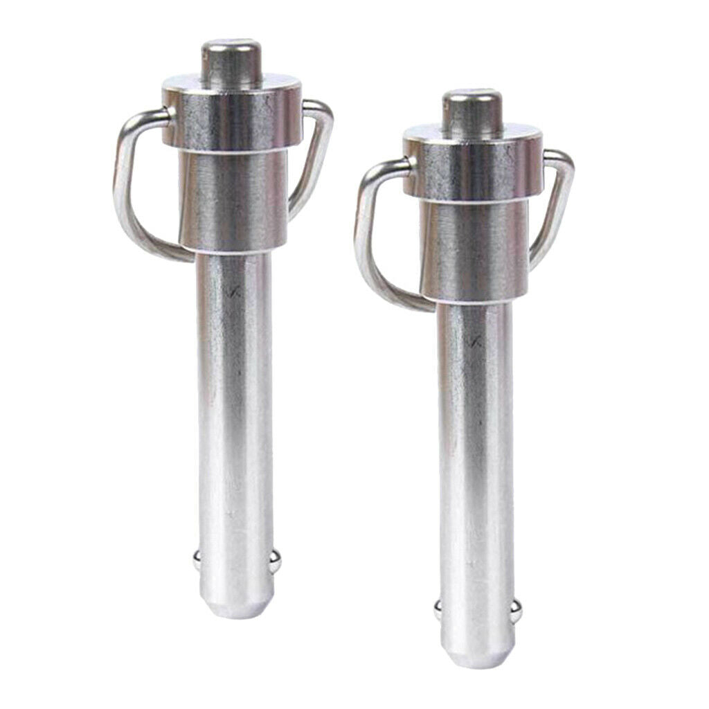 Pack of 2 Quick Release Ball Lock Pins Lock Quick Release Ball Pin 15mm