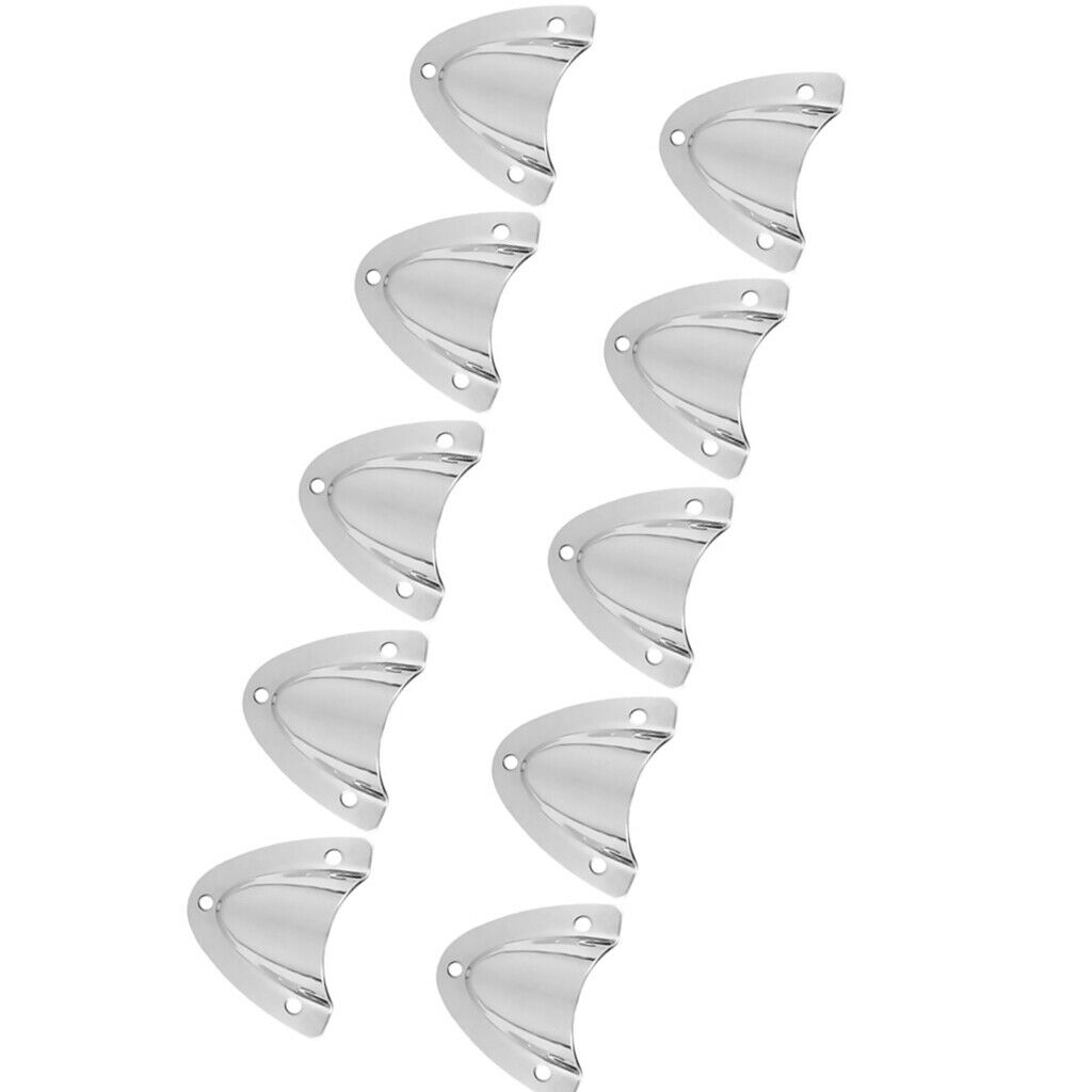 10x Marine Yacht Boat Clam Shell Vent Hose Cover Stainless Steel