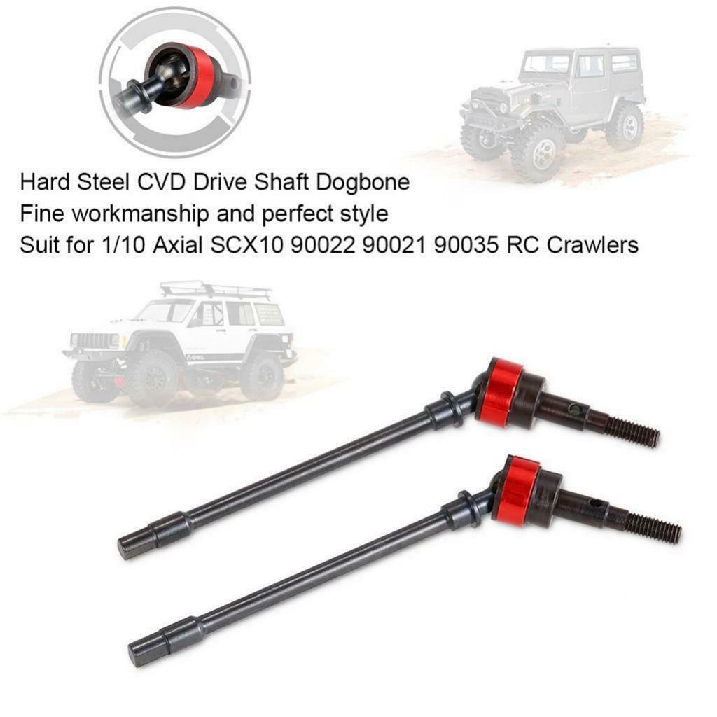 Hard Steel CVD Drive Shaft for 1: 10 Axial Scx10 90022 90021 90035 RC Crawler
