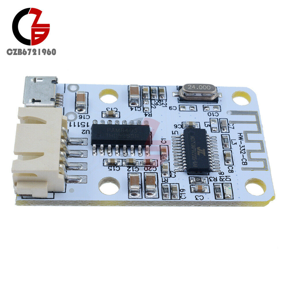 5V 3W+3W 2X3W Bluetooth Audio Receiver Digital Amplifier Board Module