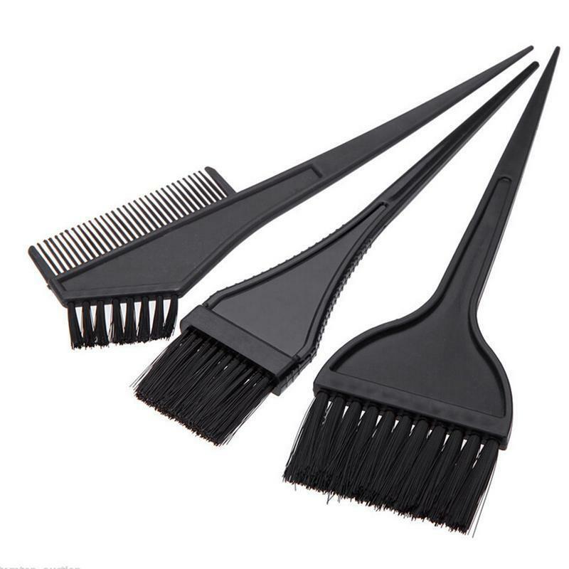5x Hairdressing Hair Dye Color Bowl Color Mixing Comb Brush Set Kit Tint .l8