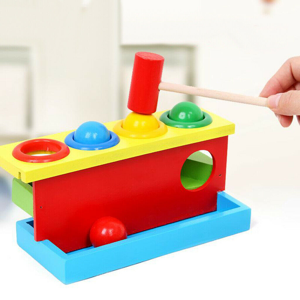 Infant Wood Hammering Ball Educational Developmental Toys Birthday Gift