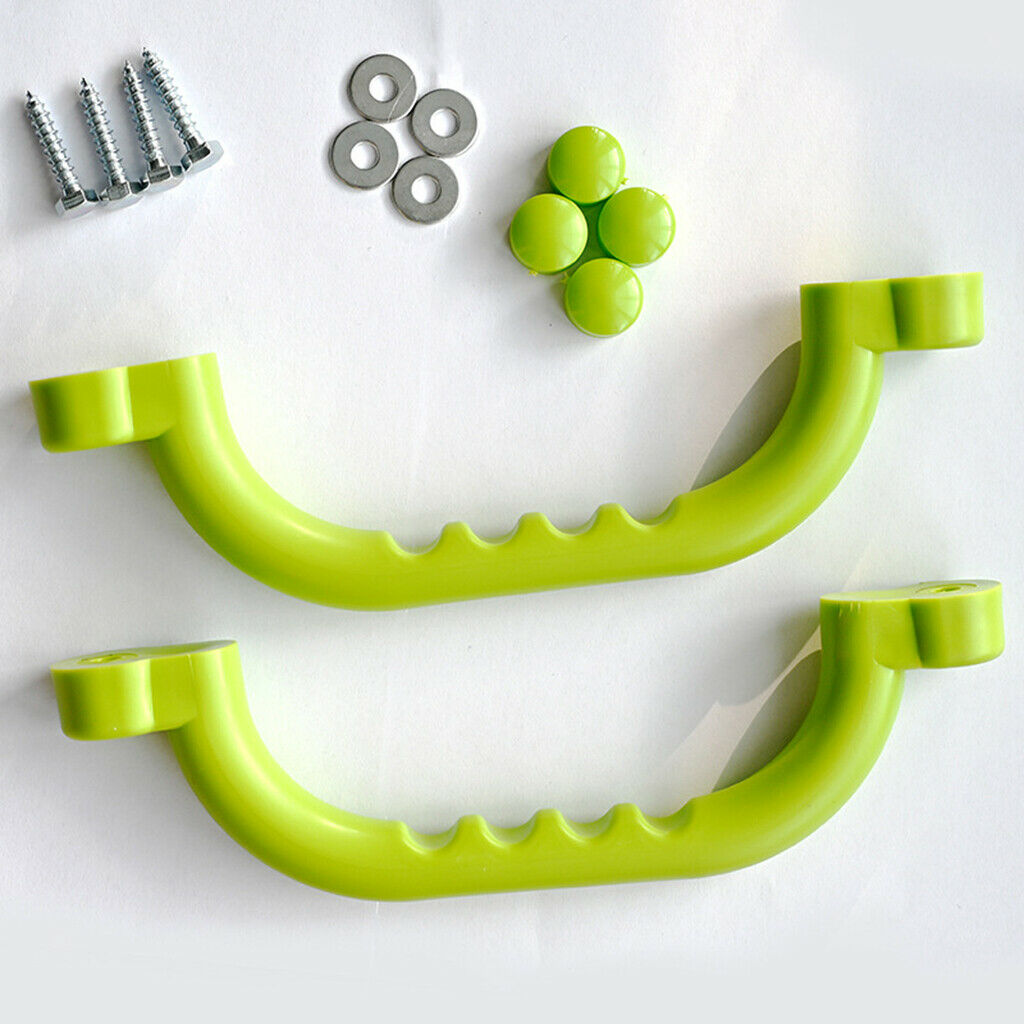 1 Pair 25cm Playground Safety Handles Climbing Frame Grab Bars for Swing Set