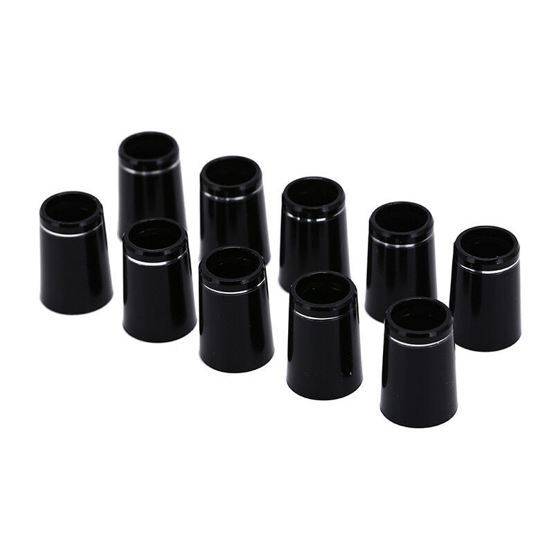 10pcs Plastic Golf Ferrules With Double Ring Golf Shaft Adapter 9.5*19*13.4 Kt