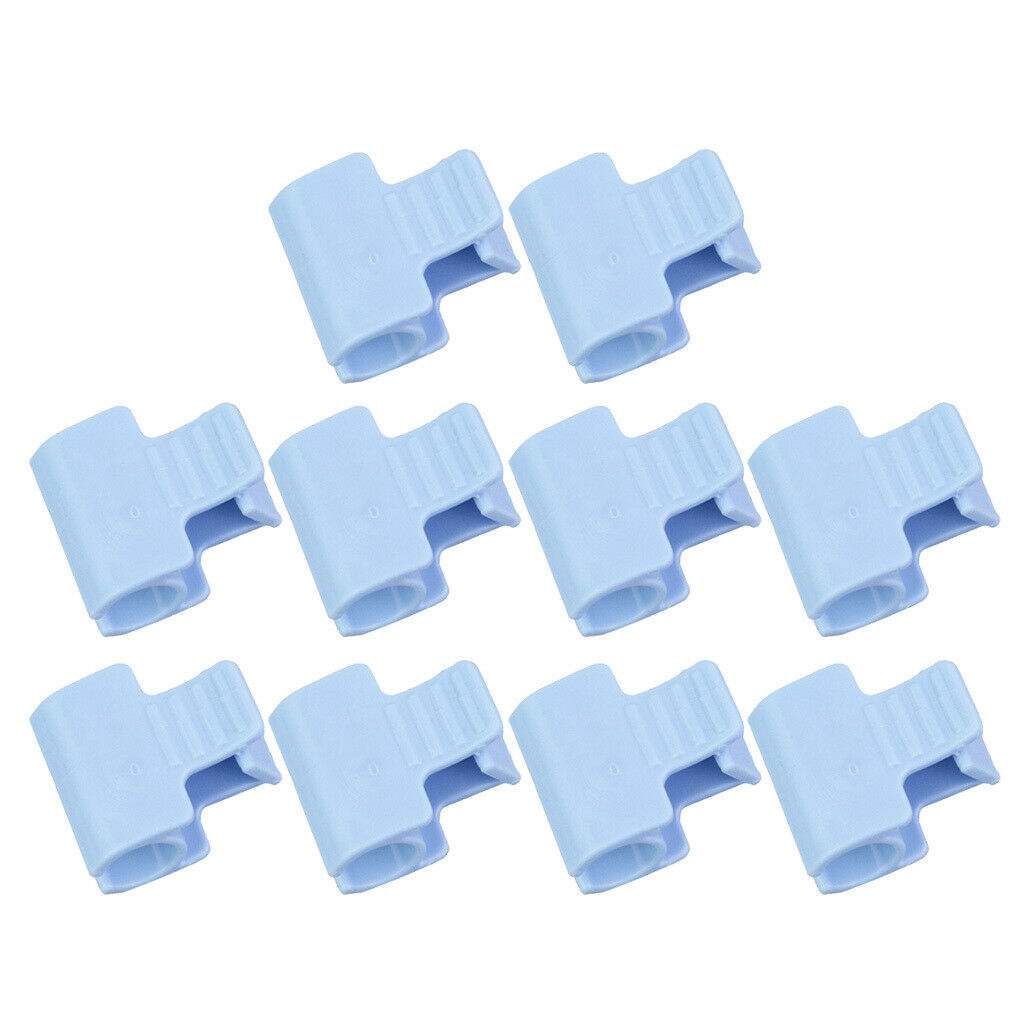 20x Greenhouse Clamps Plant Fram Cover Sunshade Net Fixing Clips 6 Diameter