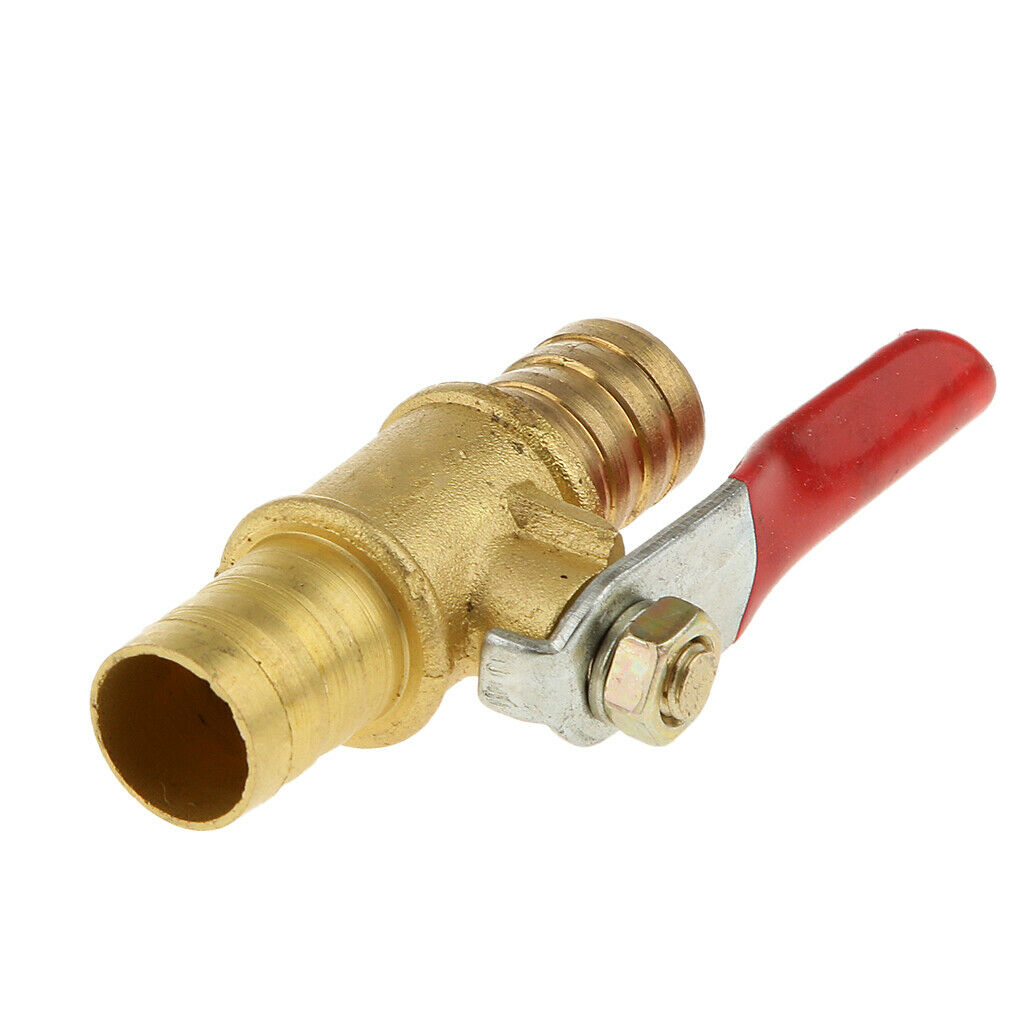 2pcs 1/4 "brass Ball Valve Stop Valve Stop Valve Tap Gas Air Liquid Faucet