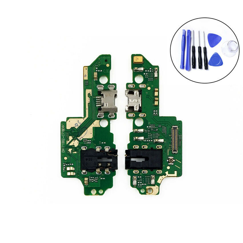 USB Charging Port Dock Mic Headphone Flex Cable for Huawei Honor 7X w Tools