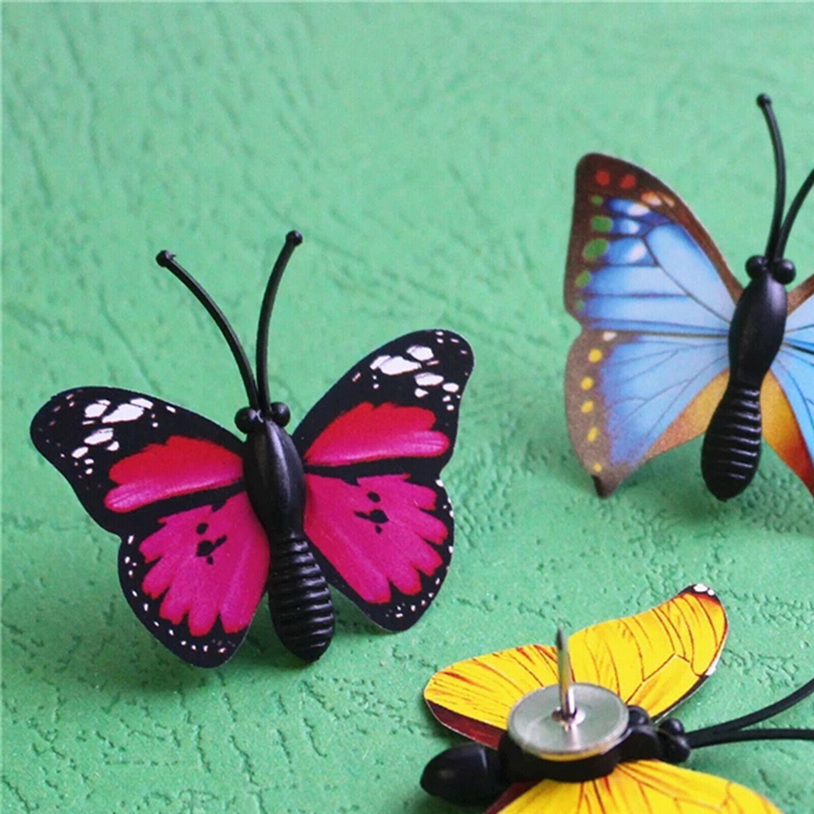 30x Butterfly Push Pin Cute Pushpins Corkboard Thumb Tack Bulletin Board