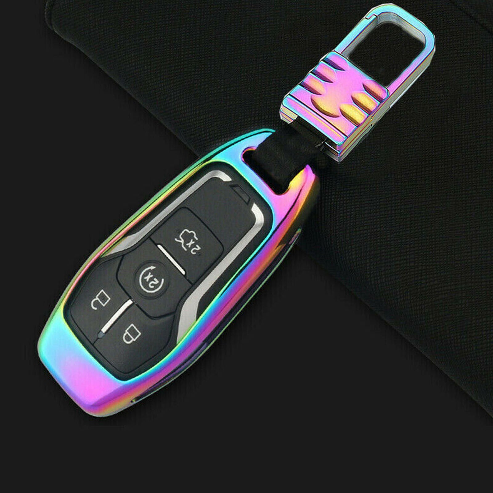 Zinc Alloy Key Case Cover For Ford Lincoln MKZ MKC MKX Mustang F-150 Explorer
